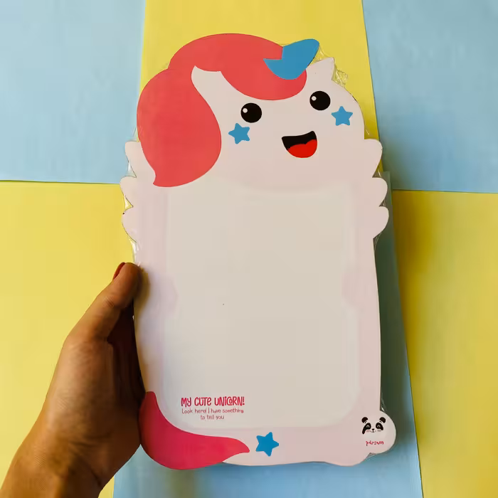 تخته وایت برد فانتزی عروسکی یونیکورن تکشاخ