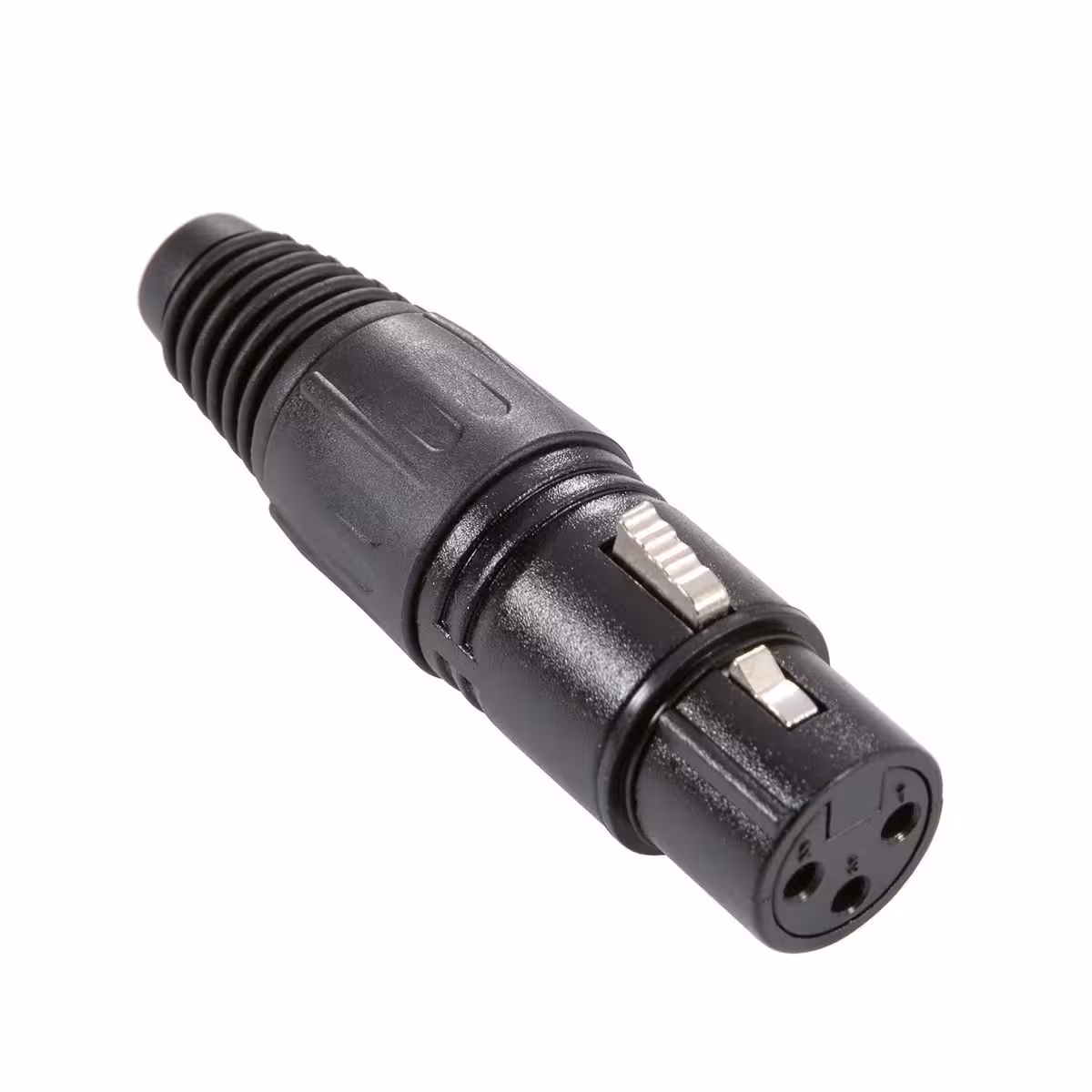 فیش کنون ماده مشکی فلزی XLR – طرح نوتریکجک XLR سه پین 3PIN