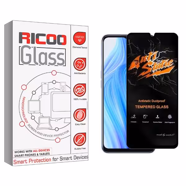 محافظ صفحه نمایش ریکو مدل RiC2 Antistatic مناسب برای گوشی موبایل ریلمی 10T
