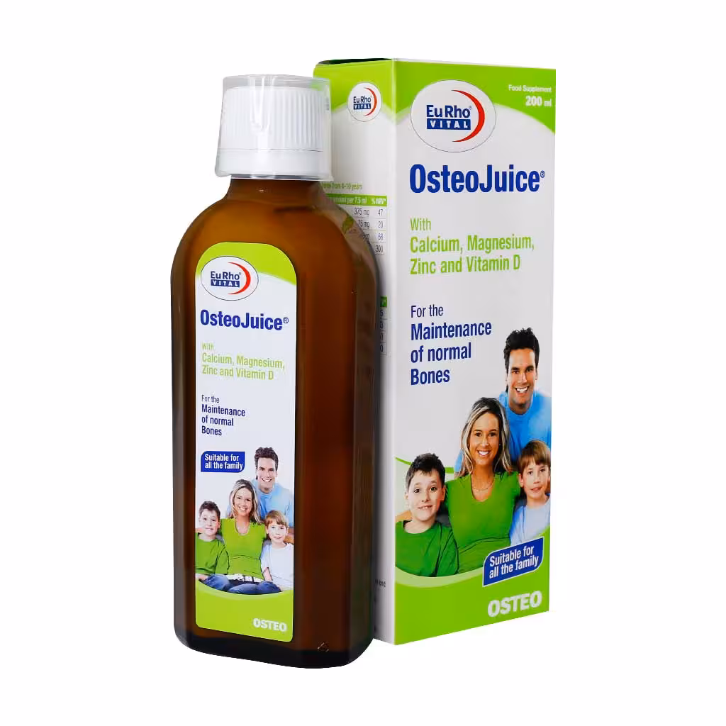 شربت استئوجویس یوروویتال 200 میلی لیتر