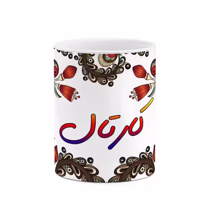 ماگ   اسم کارتال  سنتی گل و بته کد mgh46522