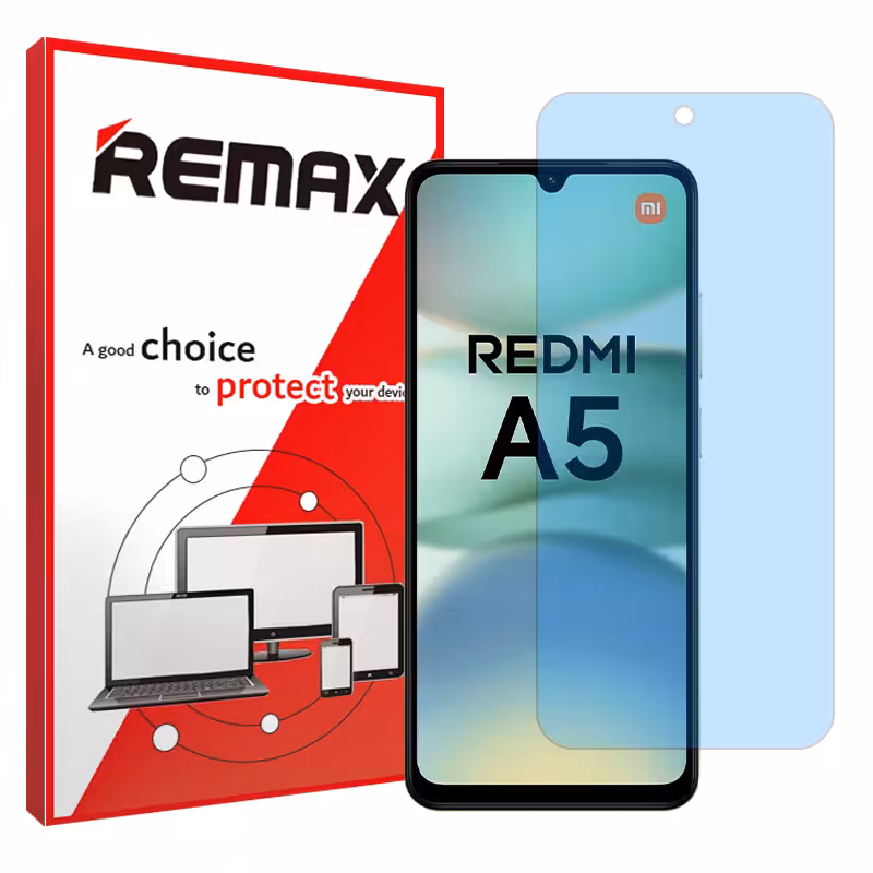 گلس شیائومی Redmi A5 4G مدل هیدروژلی آنتی بلو برند ریمکس کد S