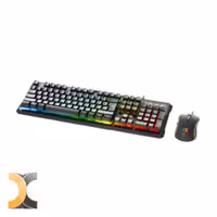 باندل کیبورد و ماوس GKM605 RGB