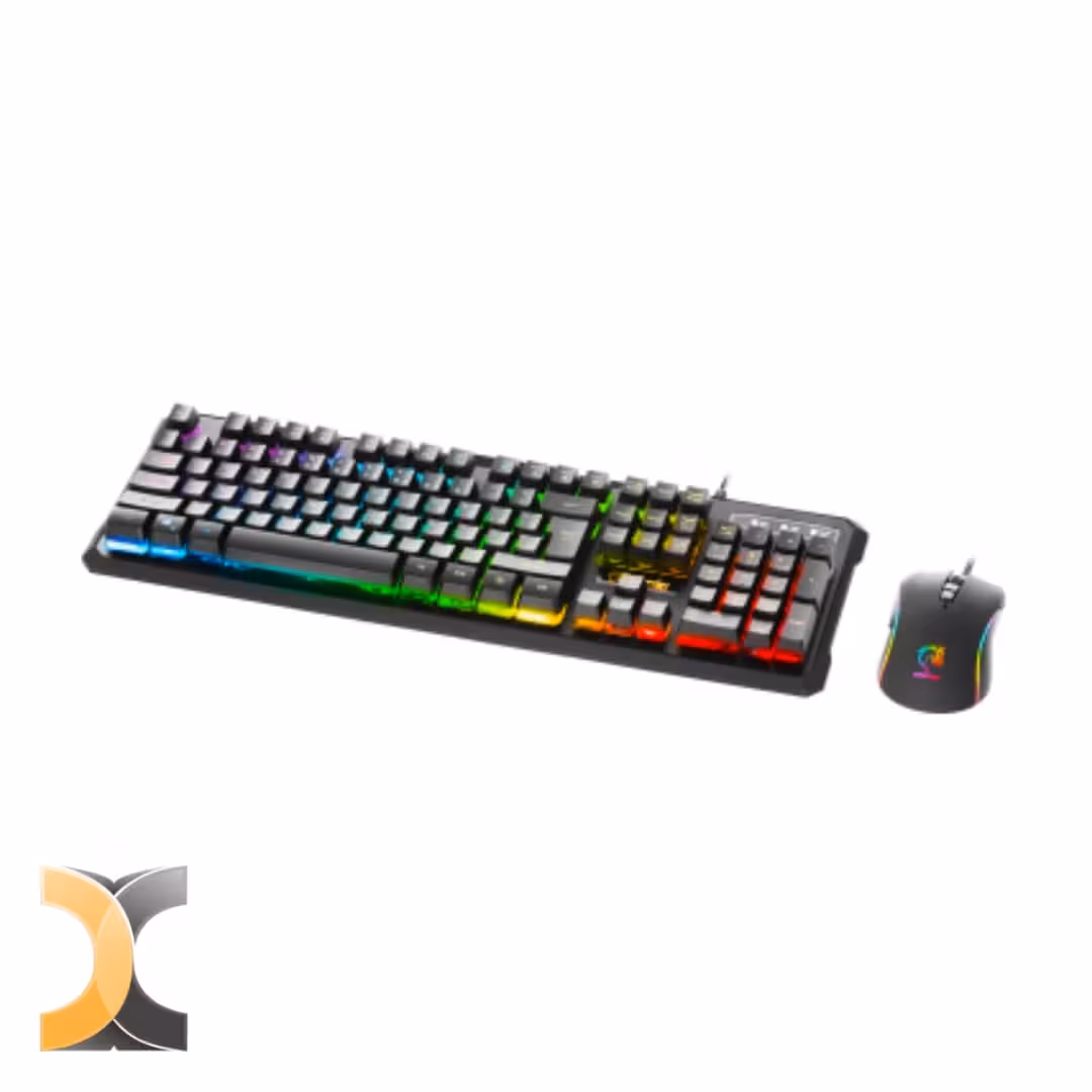 باندل کیبورد و ماوس GKM605 RGB
