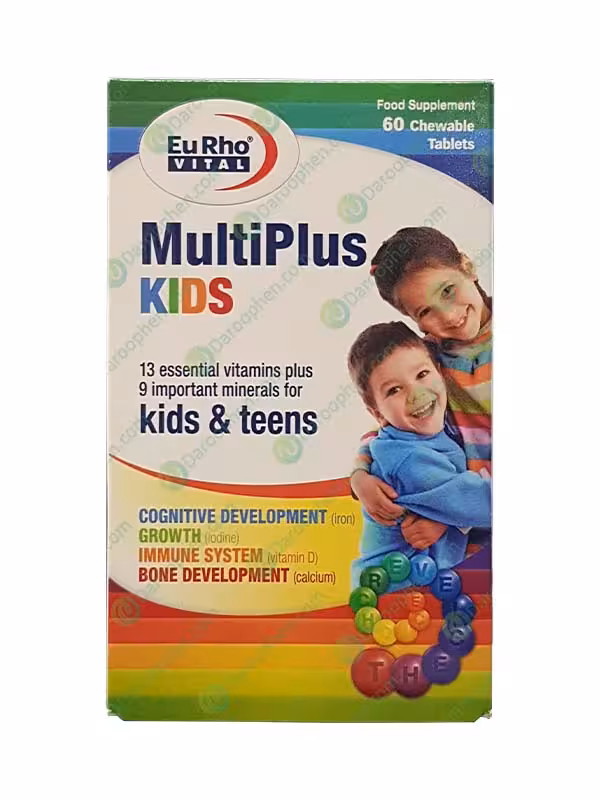 قرص جویدنی مولتی پلاس کیدز یوروویتال