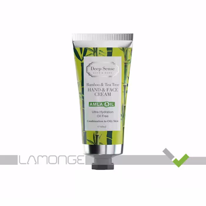 کرم مرطوب کننده دست و صورت حاوی عصاره بامبو و درخت چای دیپ سنس حجم 60 میلی لیتر