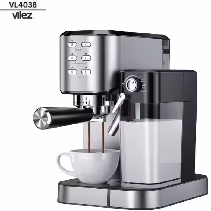 اسپرسوساز ویلز مدل VL4038 ظرفیت 1.5 لیتر با فیلتر فلزی