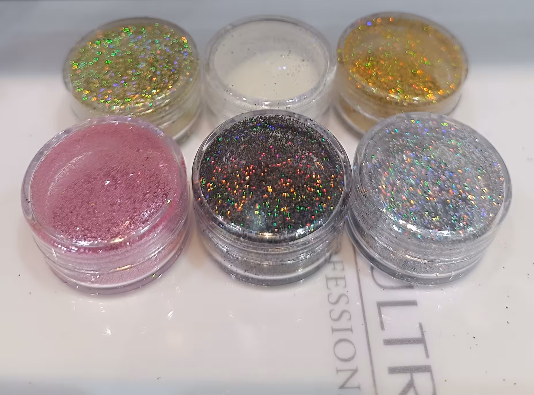 پودر شوگر رنبو طراحی ناخن دونه ای