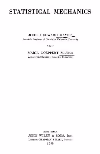 خرید و دانلود نسخه کامل کتاب Statistical Mechanics