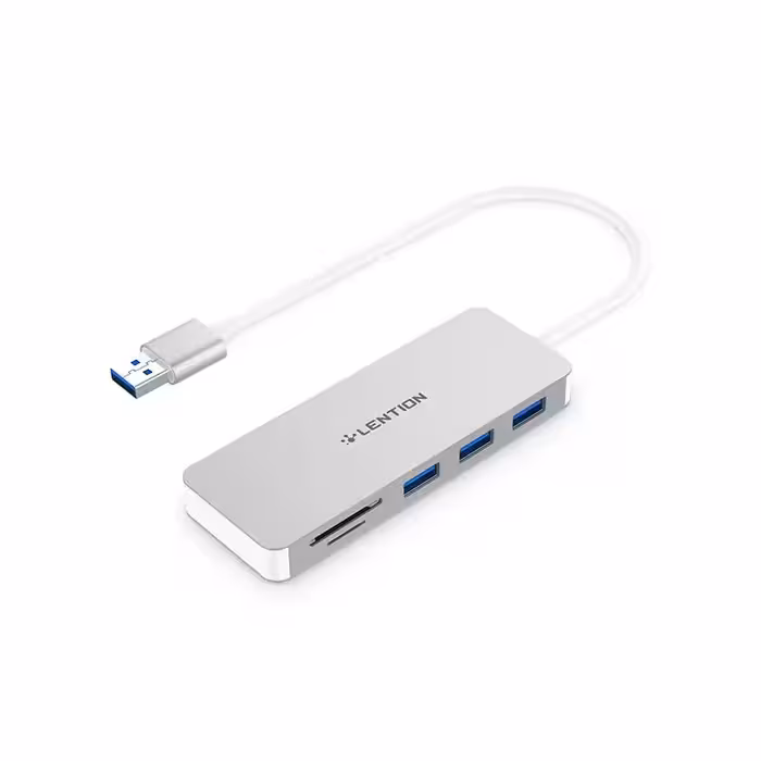 هاب 5 پورت لنشن مدل LENTION CB-H15 CLOUD ALA با رابط USB-A