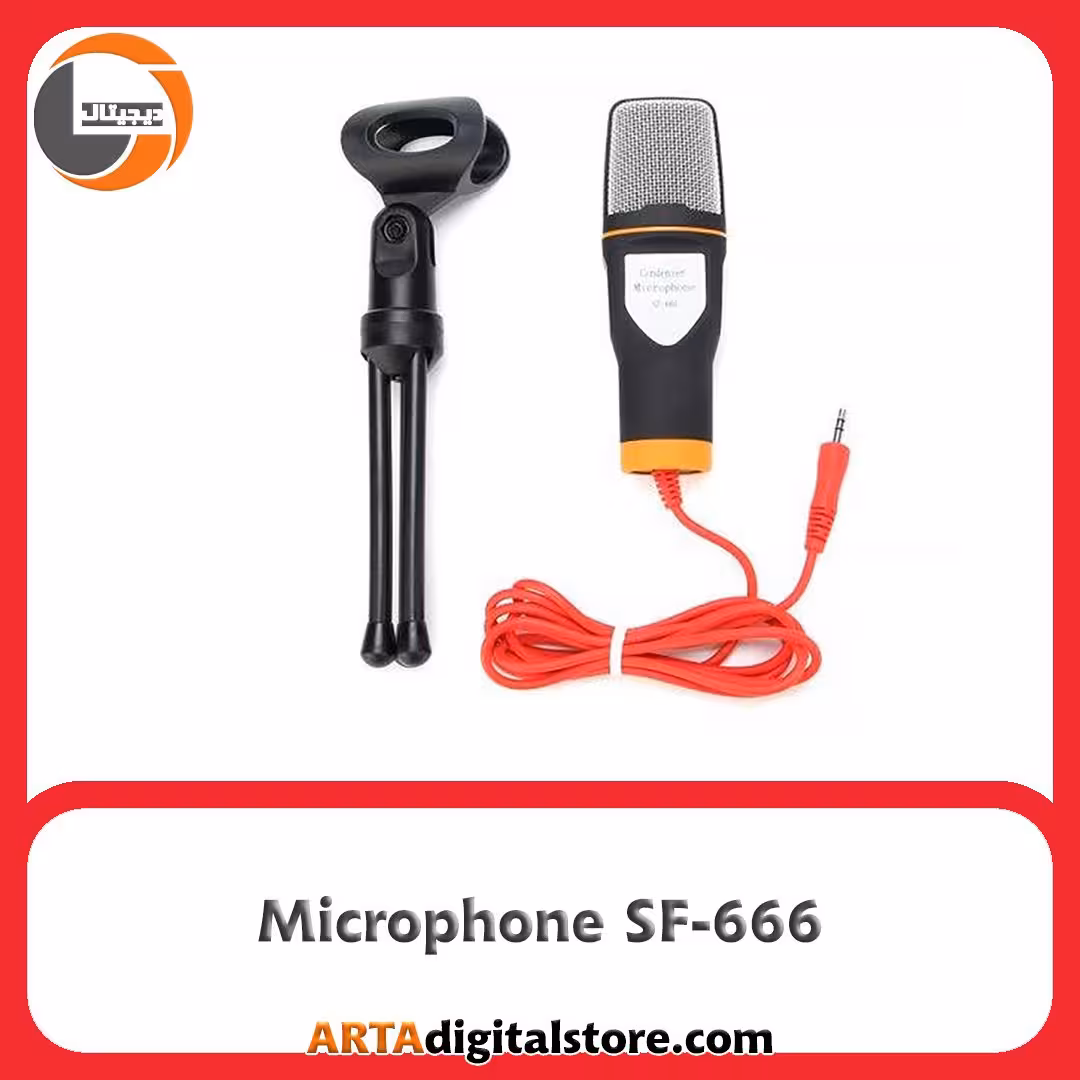 میکروفون رومیزی Microphone SF-666 Black