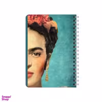 دفترچه یادداشت 80 برگ بامبیلیپ مدل چوبی طرح فریدا کد 8034896