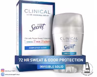 مام صابونی ضد تعریق کلینیکال سکرت مدل Completely Clean حجم 45 گرم
