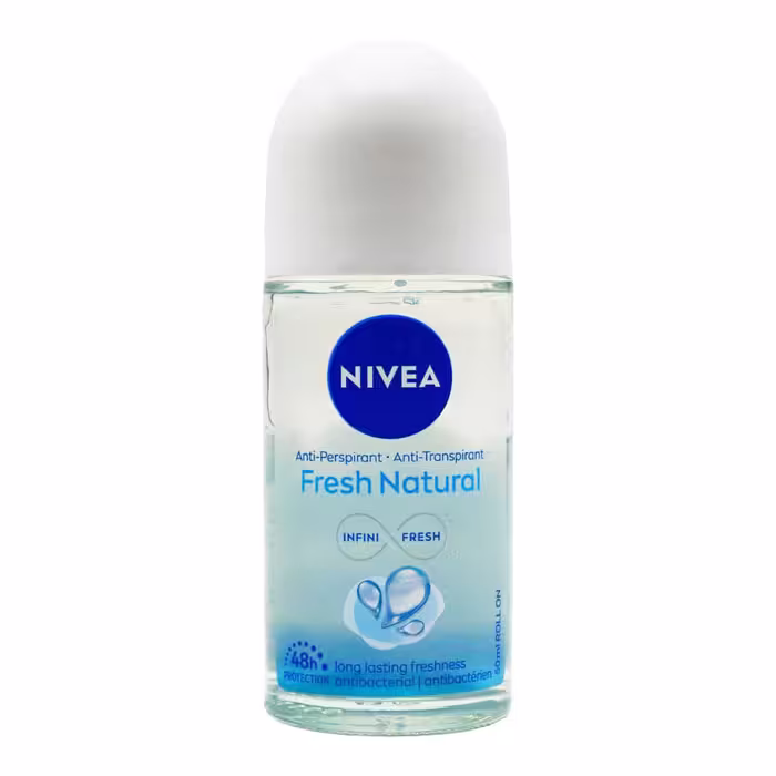 مام رول زنانه نیوآ (NIVEA) مدل Fresh Natural، اصل آلمان، حجم 50 میلی‌لیتر