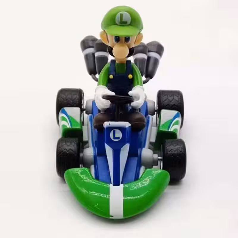 اکشن فیگور لوئیجی به همراه ماشین عقب کش luigi