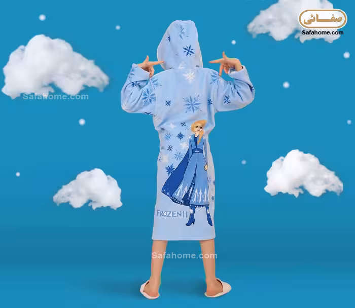 حوله تن پوش بچگانه طرح فروزن پودایران