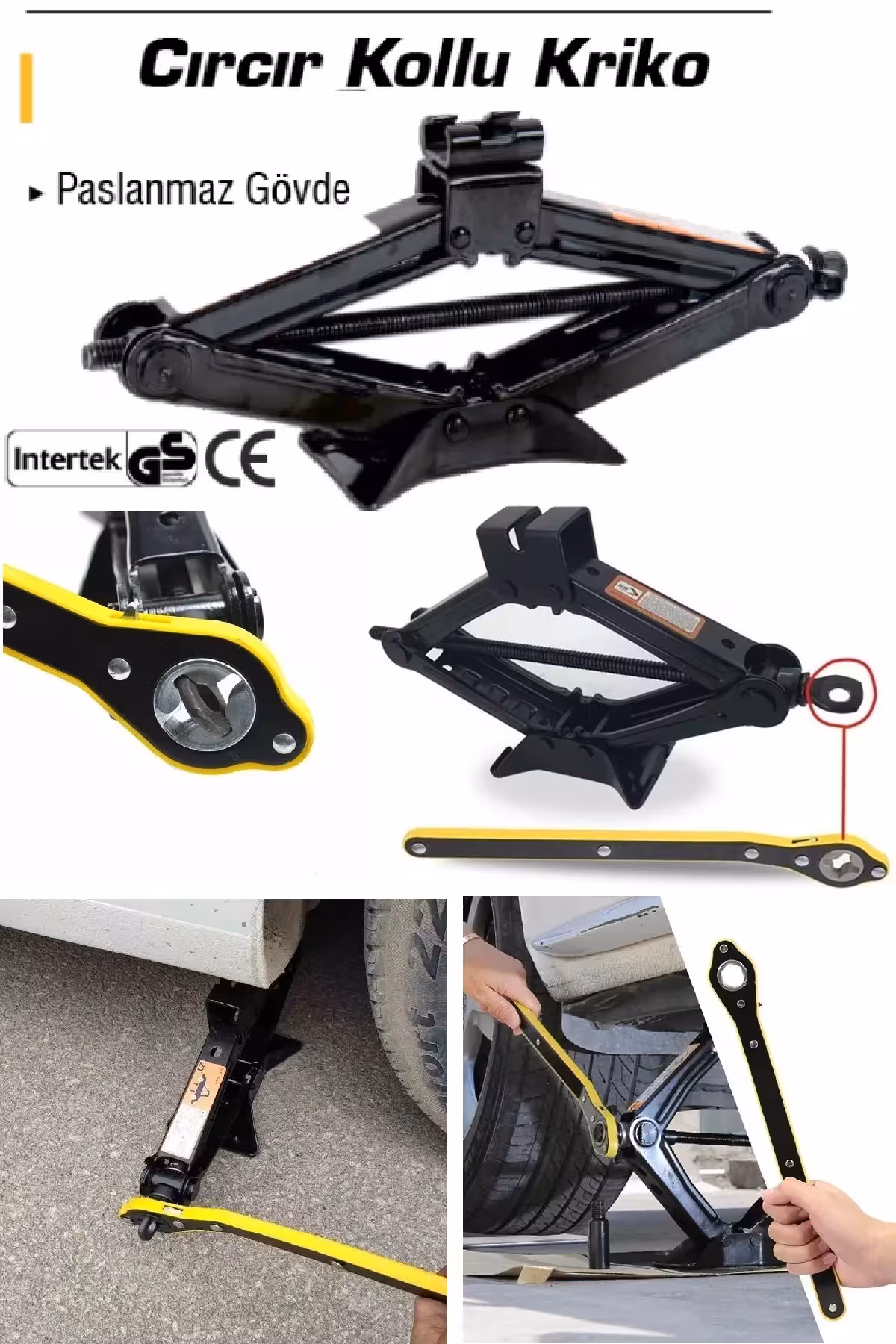 2 تن جک ماشین کریکت با بدن ضد زنگ BİTERSE