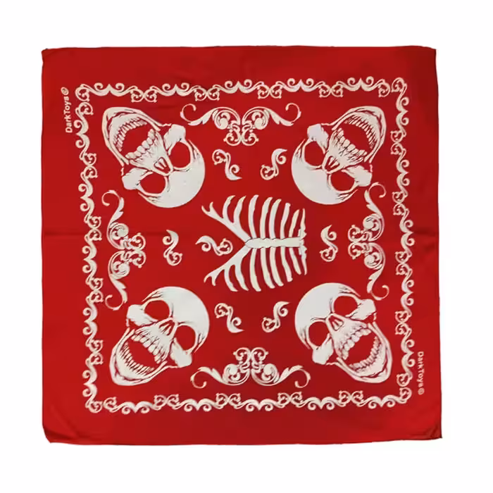 دستمال سر و گردن طرح اسکلت 39