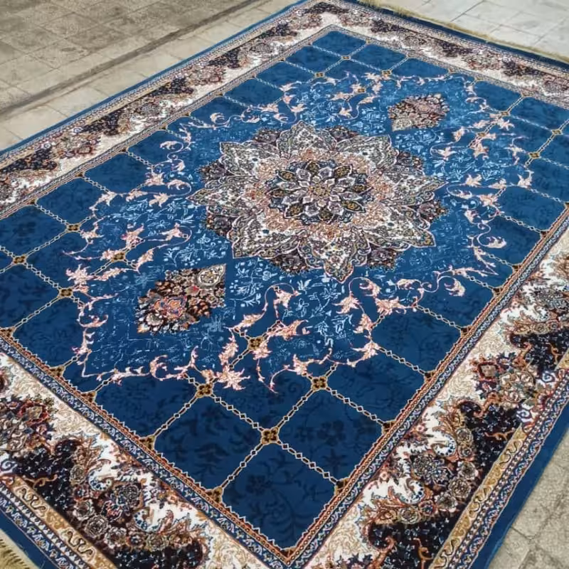 فرش 12متری ماشینی جدید 440شانه نقشه هیوا(ارسال رایگان)