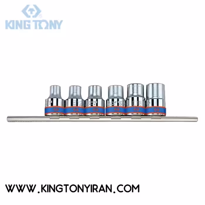 4106PR – ست بکس ستاره اي 1/2 درايو 6 عددي (E10-E20) کينگ توني