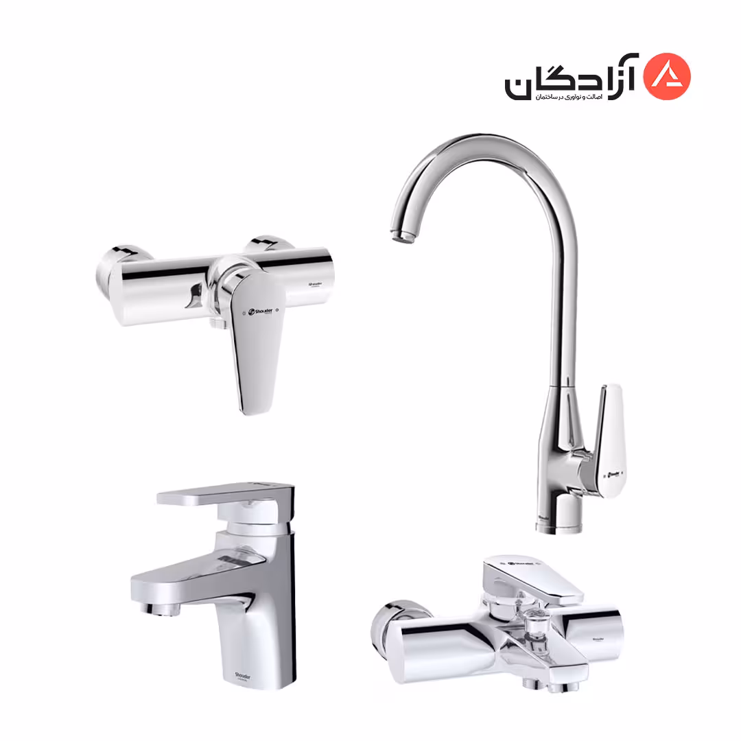 ست شیرآلات شودر مدل لیون