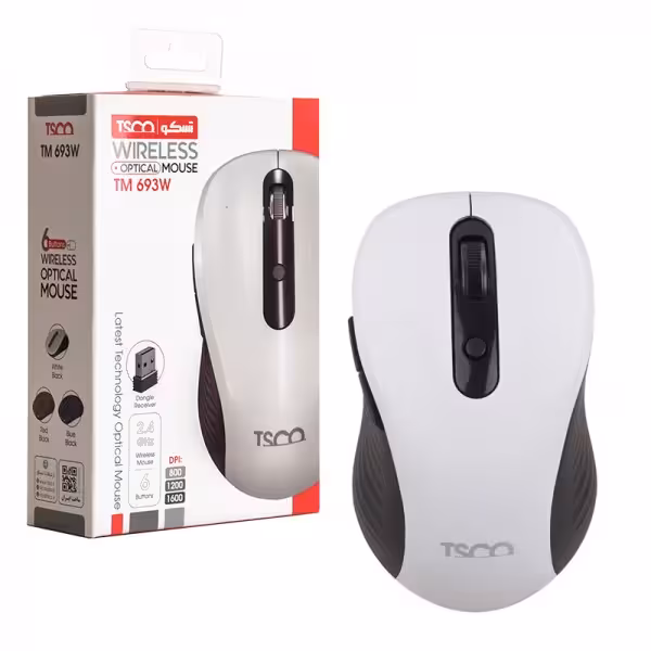 موس بی سیم تسکو (TSCO) مدل TM 693W (گارانتی 12 ماهه توسن سیستم شرق )