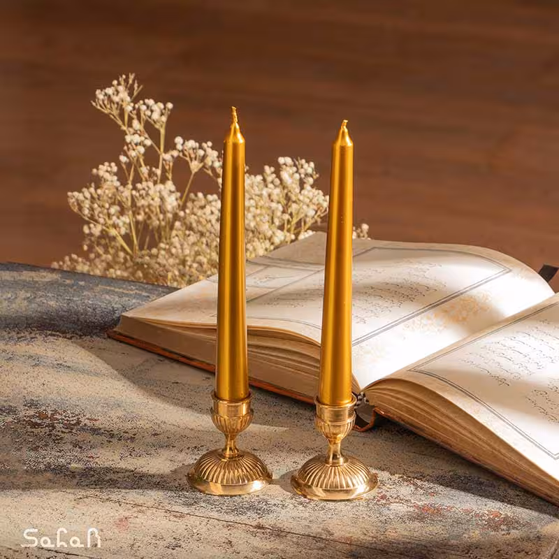 شمع قلمی طلایی
