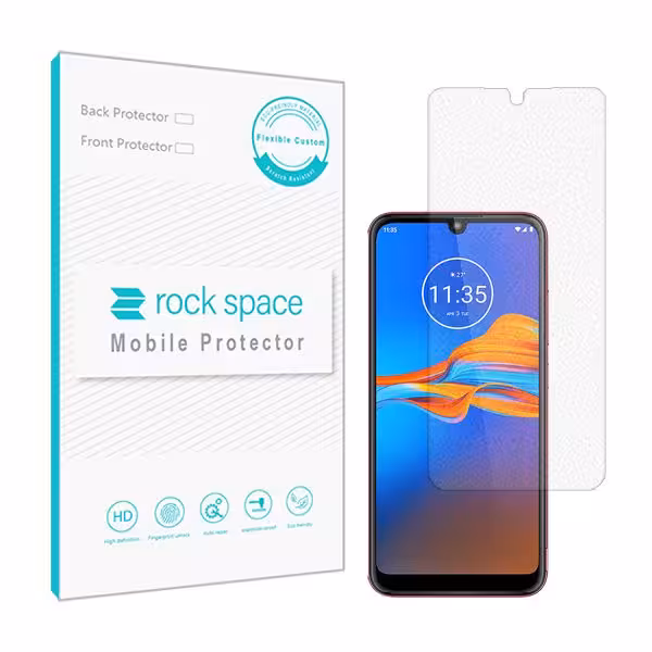 گلس موتورولا  E6 Plus مدل هیدروژل مات برند راک اسپیس کد S