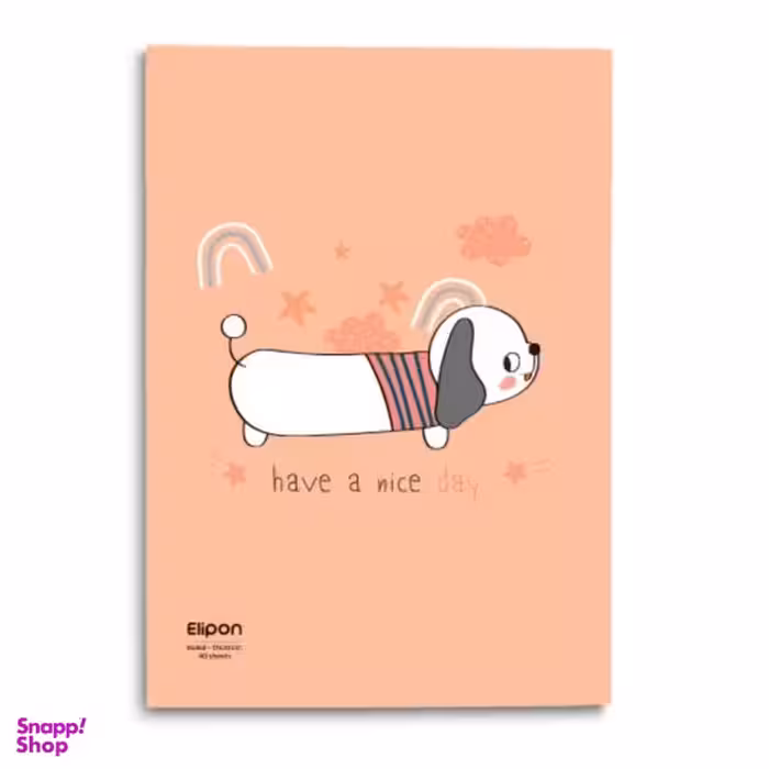 دفتر مشق 40 برگ الیپون کد 2101521