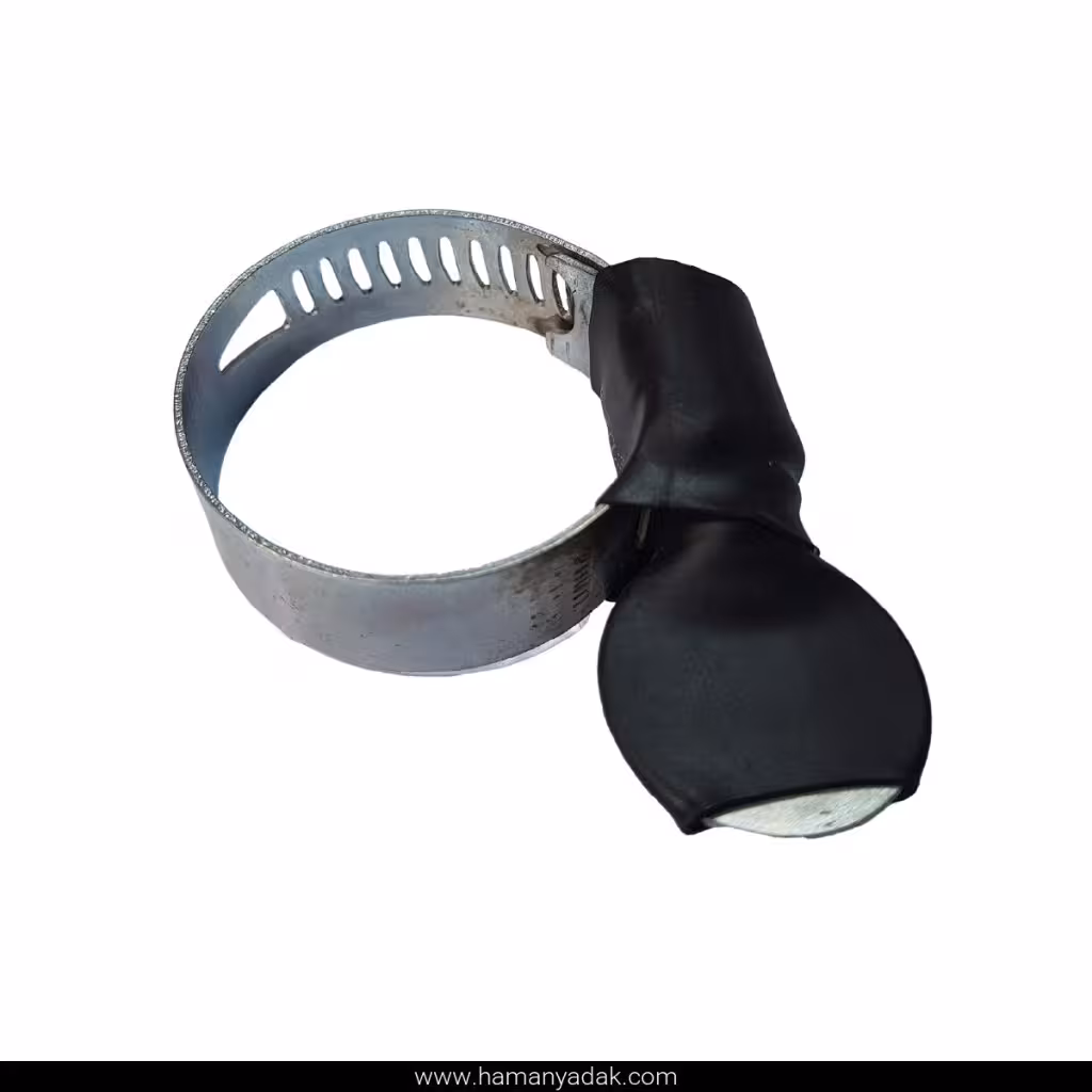 بست دستگیره دار شیلنگ سایز 30 × 20 مشکی