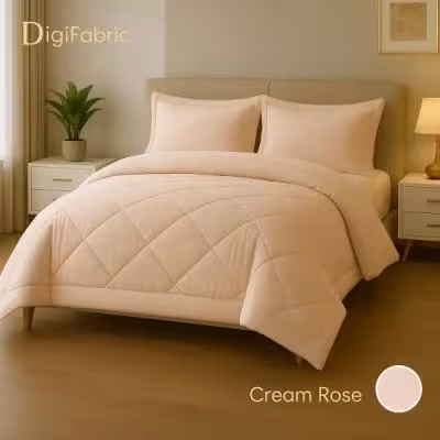 روتختی ساده رنگ کرم رز دیجی‌فابریک
