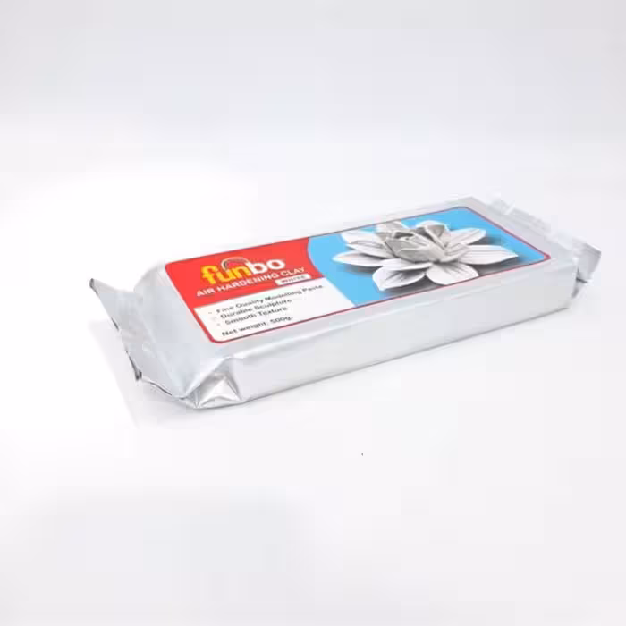 خمیر مجسمه سازی سرامیکی funbo رنگ سفید