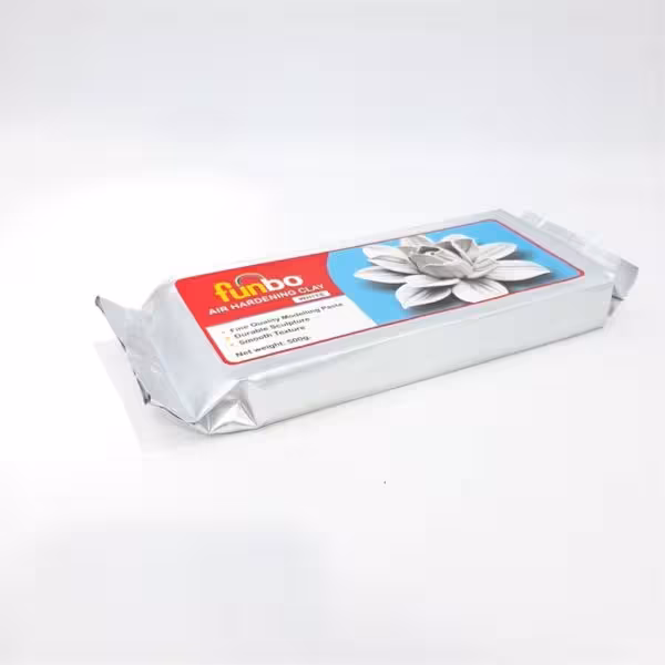 خمیر مجسمه سازی سرامیکی funbo رنگ سفید