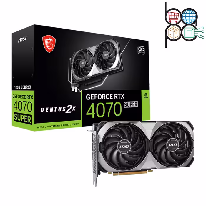 کارت گرافیک MSI RTX 4070 SUPER 12G VENTUS 2X OC