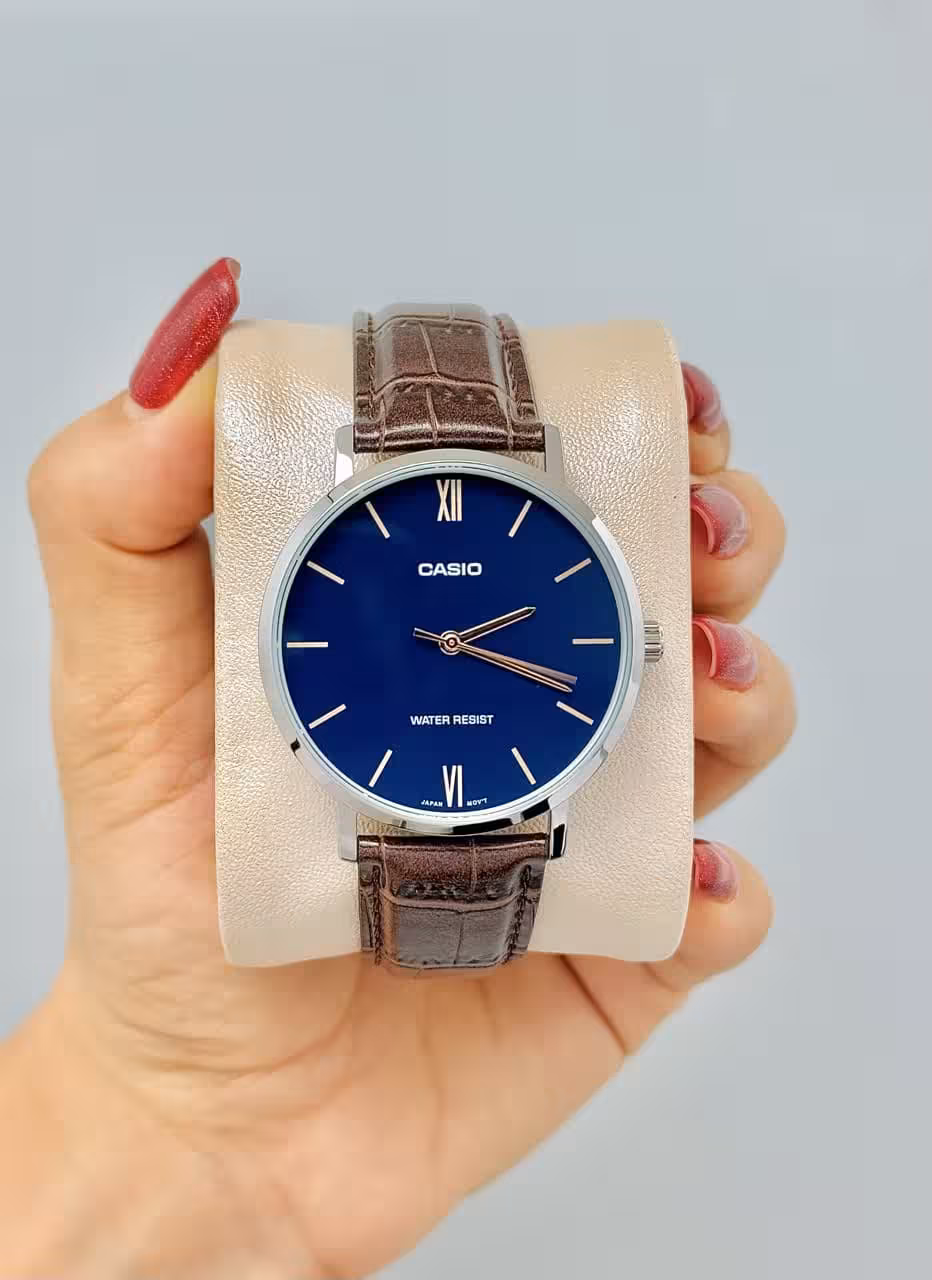 ساعت مچی مردانه اورجینال کاسیو مدل CASIO MTP-VT01L-2BUDF