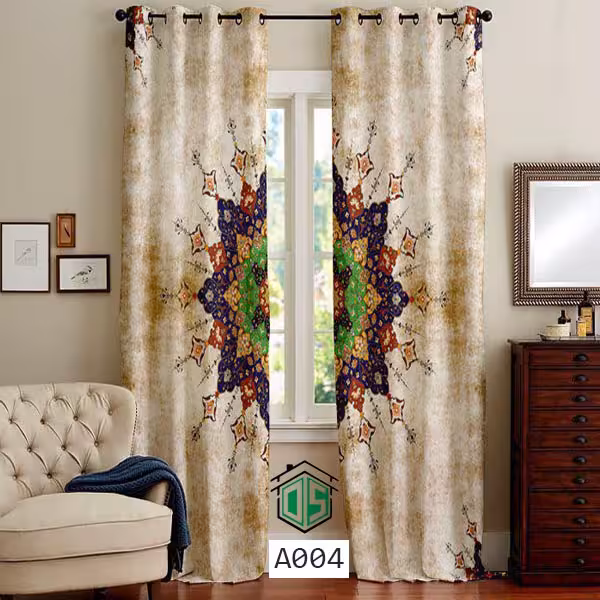 پرده چاپی سنتی A004