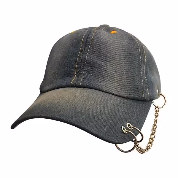 کلاه کپ جین زنجیر دار مدل 41