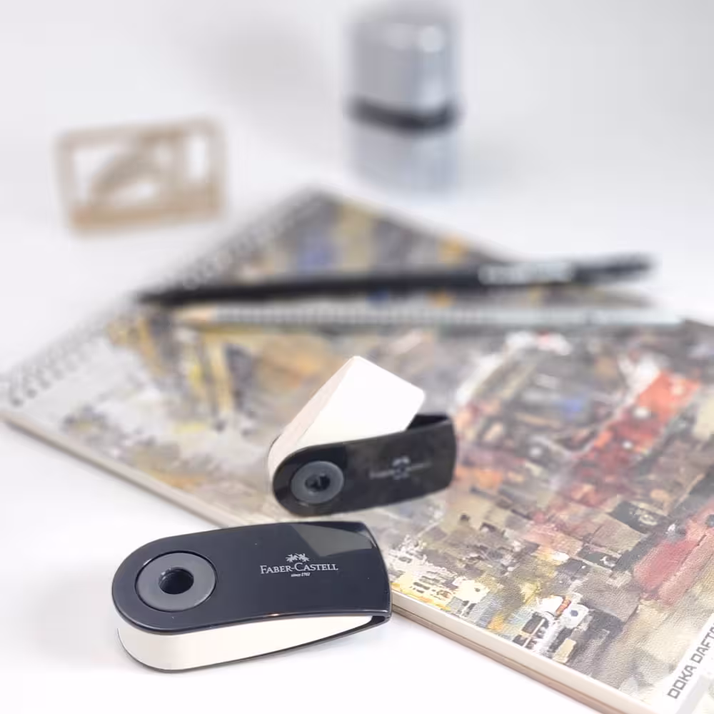 فابرکاستل پاک کن اسلیو بزرگ و کوچک FABER-CASTELL eraser SLEEVE