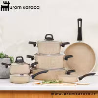 سرویس قابلمه 12 پارچه کاراجا Biogranit Vincent کرم