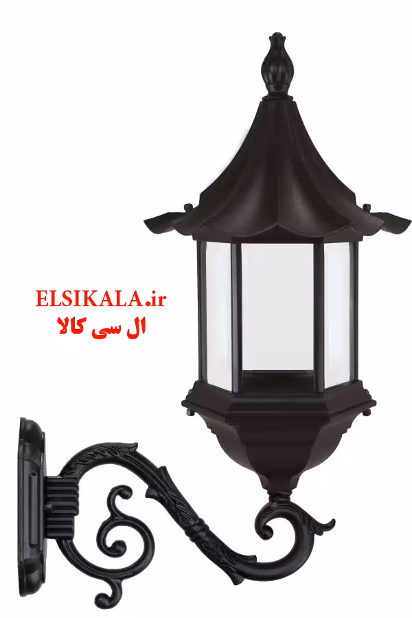 چراغ دیواری شش ضلعی چتری آلمینیوم دایکاست