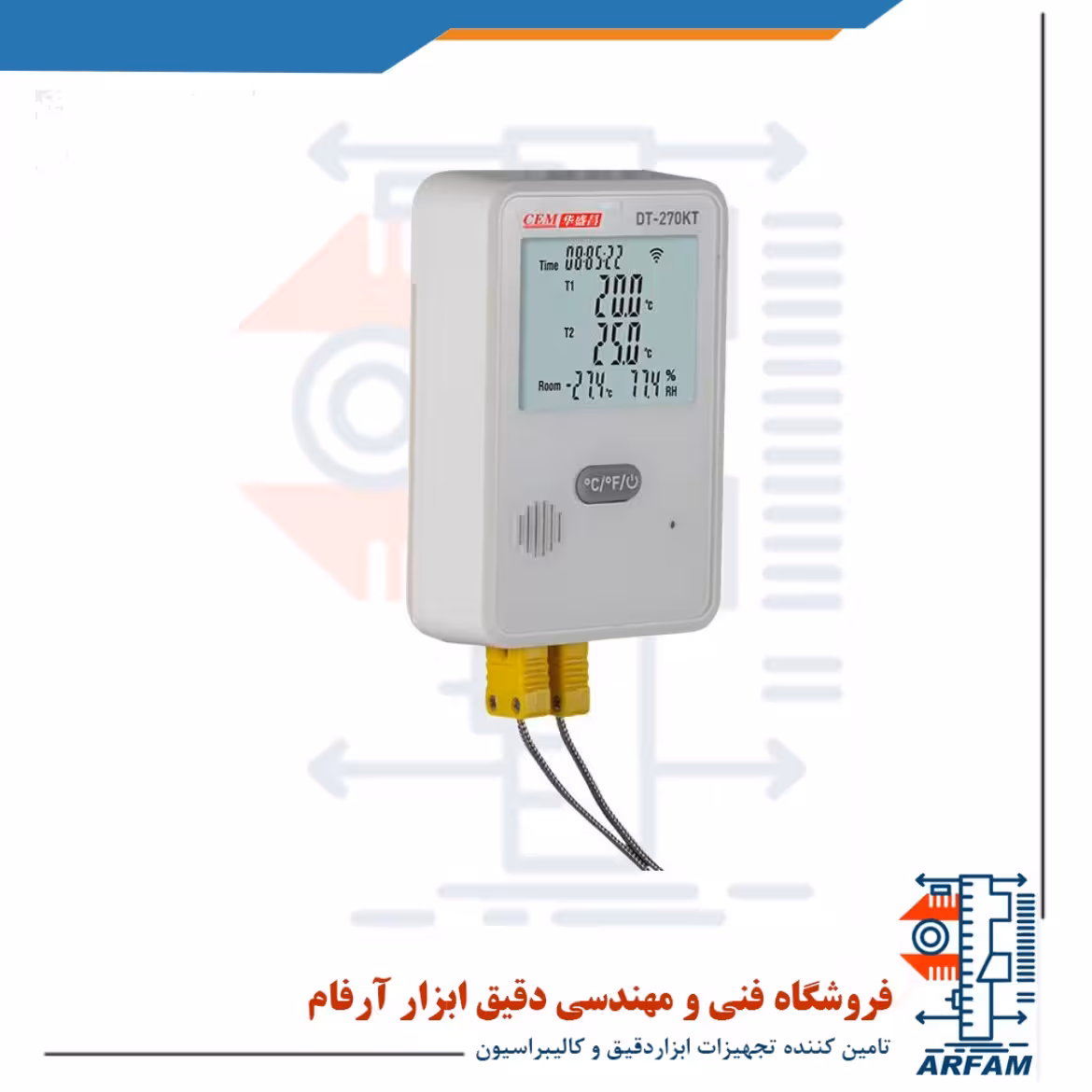 ترمومتر -40 تا 70 درجه مدلCEM-DT-270TK