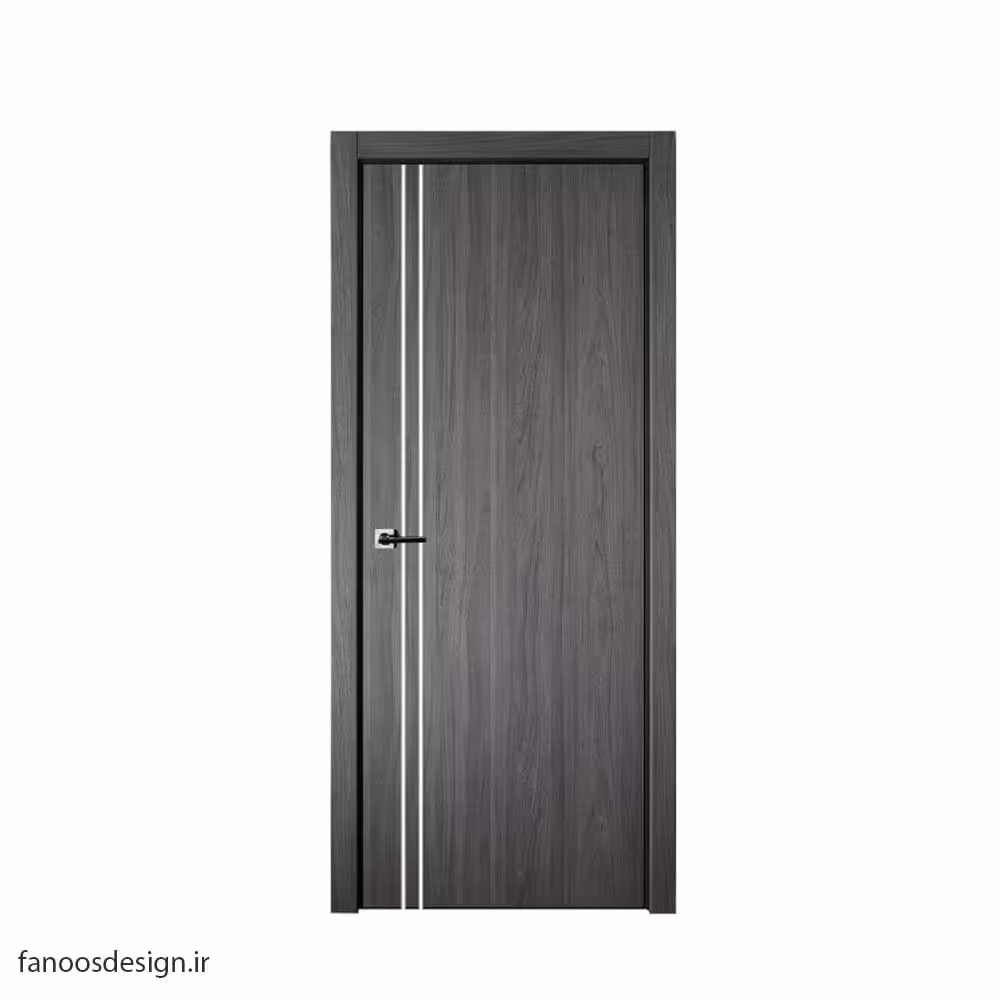 درب PVC ضد رطوبت با رنگ طوسی تیره کد 1038