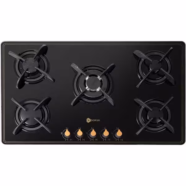 اجاق گاز شیشه ای درسا مدل آنتیک DG2109-5M