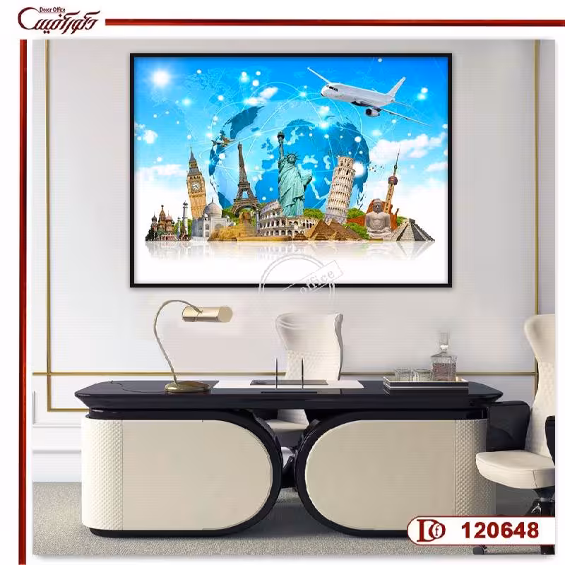 تابلو آژانس مسافرتی طرح فانتزی R120648