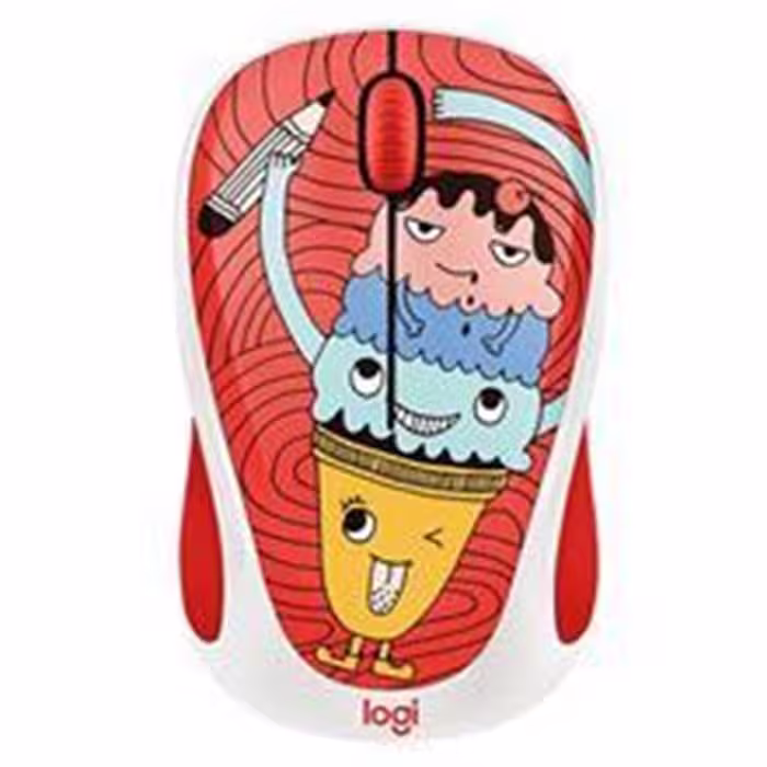 ماوس بیسیم لاجیتک سری Doodle مدل Triple Scoop