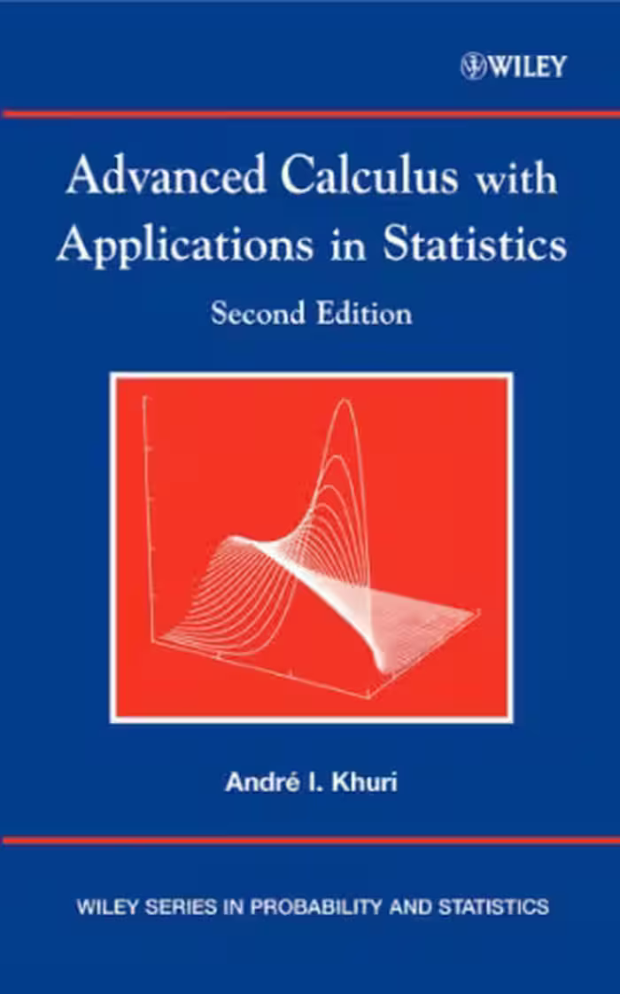 خرید و دانلود نسخه کامل کتاب Advanced calculus with applications in statistics