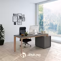 میز اداری مینیمال چوب فروش کد K350