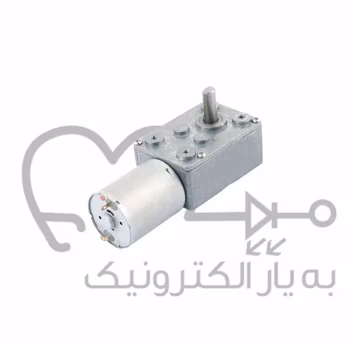 موتور گیربکس دی سی 90 درجه حلزونی FT-46SGM370(12V 87RPM)