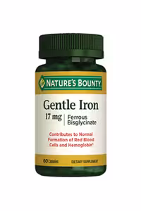 قرص آهن ملایم nature&#039;s Bounty - بسته 60 عددی