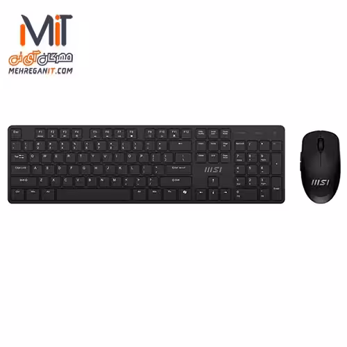 کیبورد و موس بی سیم اداری ام اس آی مدل FORGE K200 COMBO